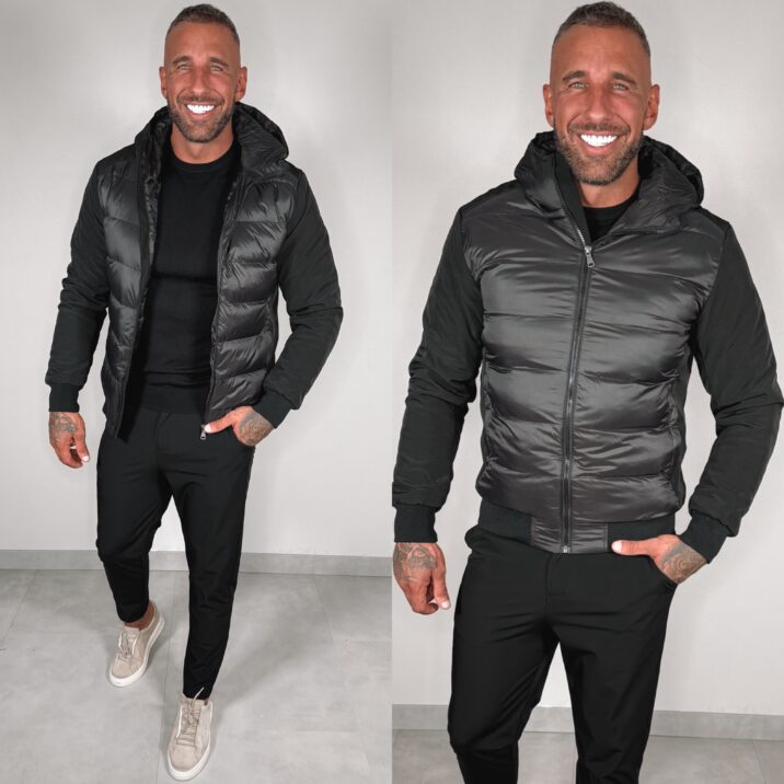 Padded Body Jacket - Black