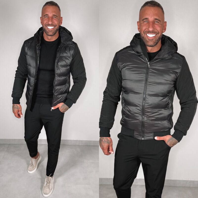 Padded Body Jacket - Black