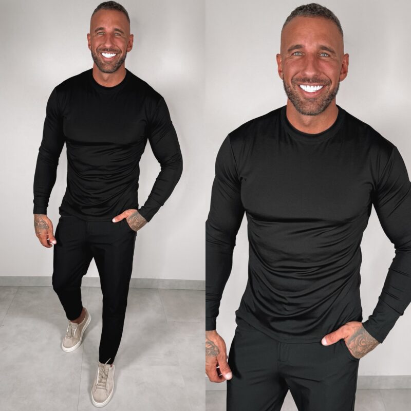 Longsleeve Glans Shirt - Black