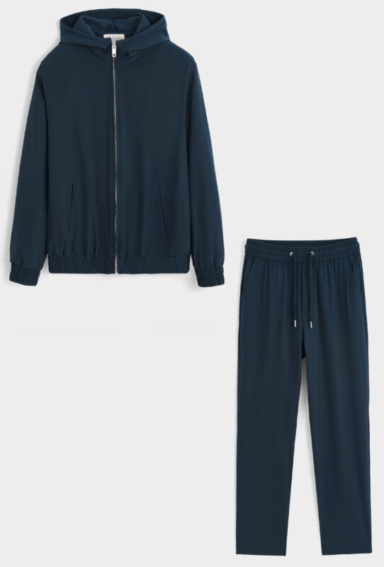 Hooded Tech suit - Navy