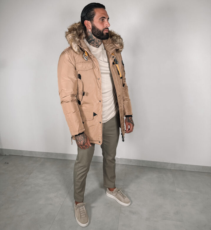 Inspired Winterjacket - Camel