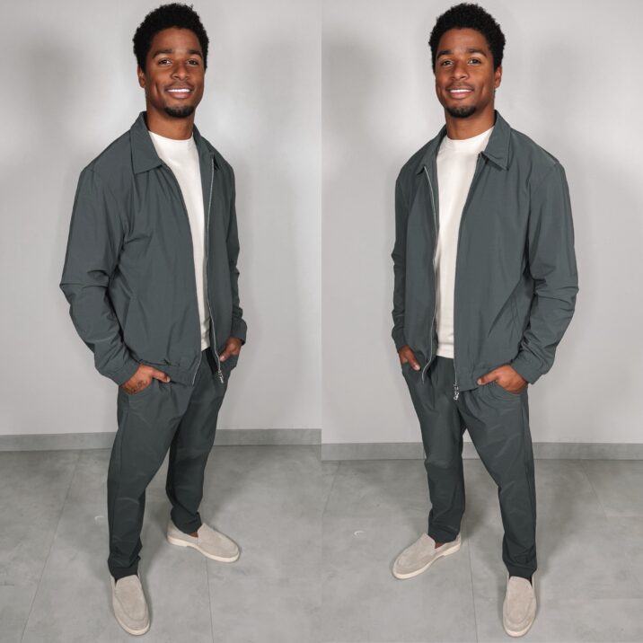 Manilo Tech suit - Stone