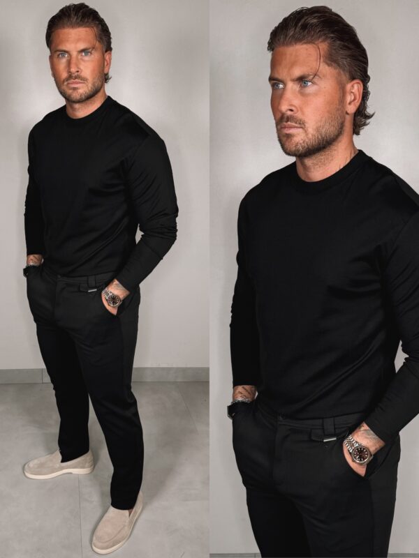 Longsleeve Glans Shirt - Black