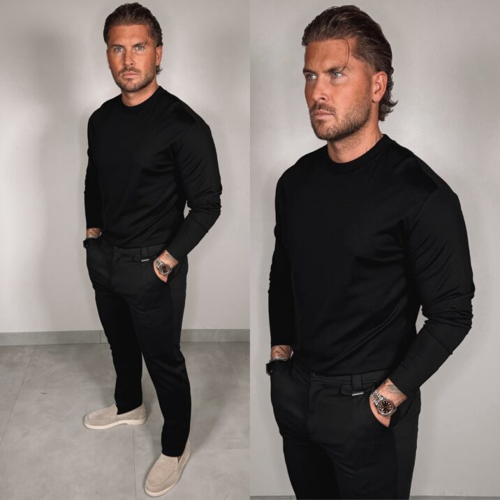 Longsleeve Glans Shirt - Black