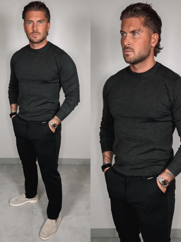 Basic Knit Sweater - Stone