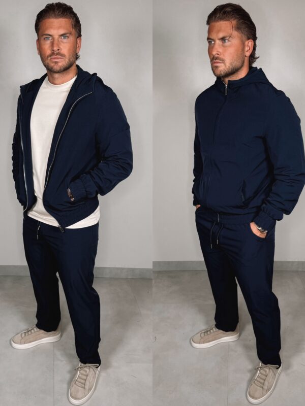Hooded Tech suit - Navy