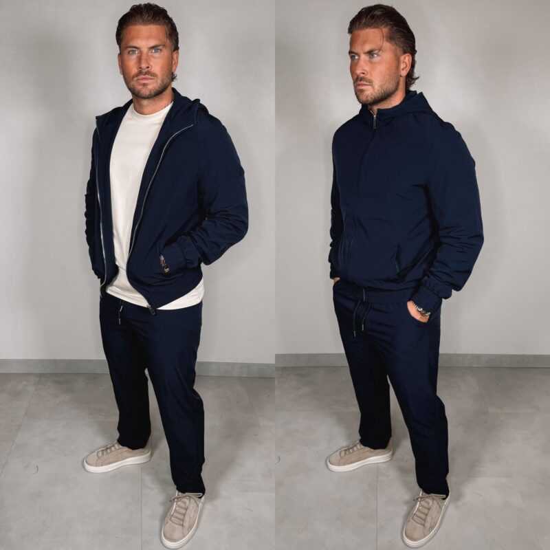 Hooded Tech suit - Navy