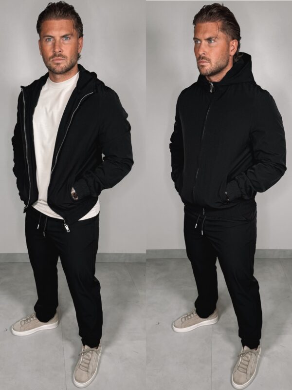 Hooded Tech suit - Black