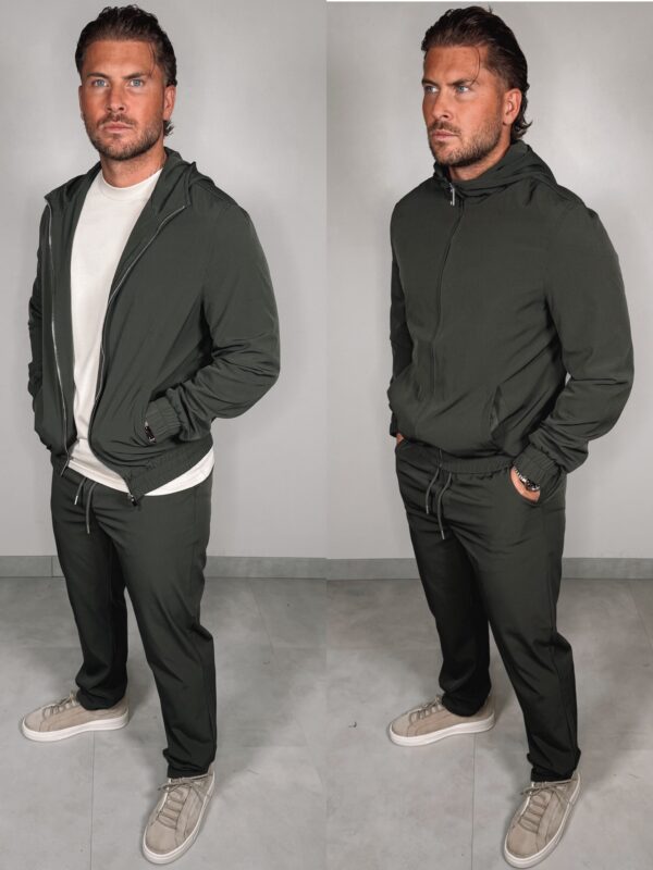 Hooded Tech suit - Khaki