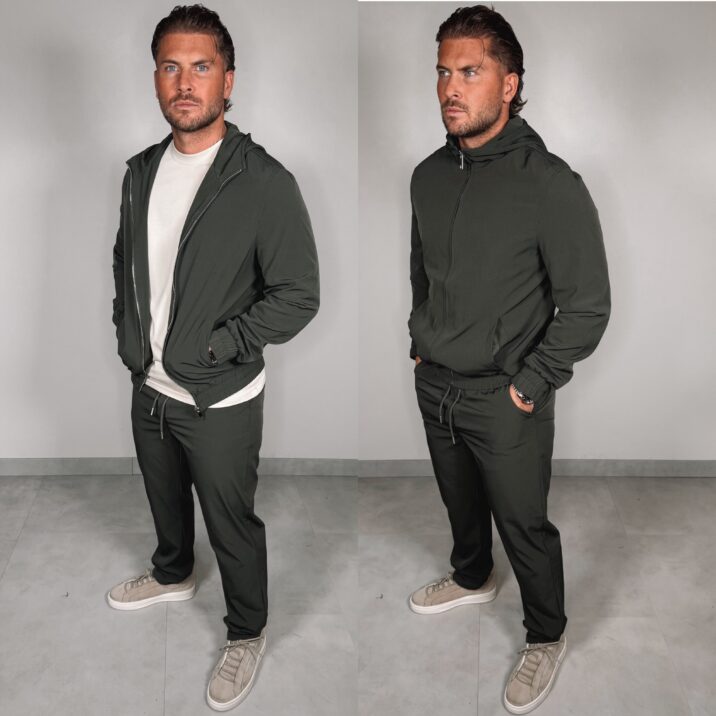 Hooded Tech suit - Khaki