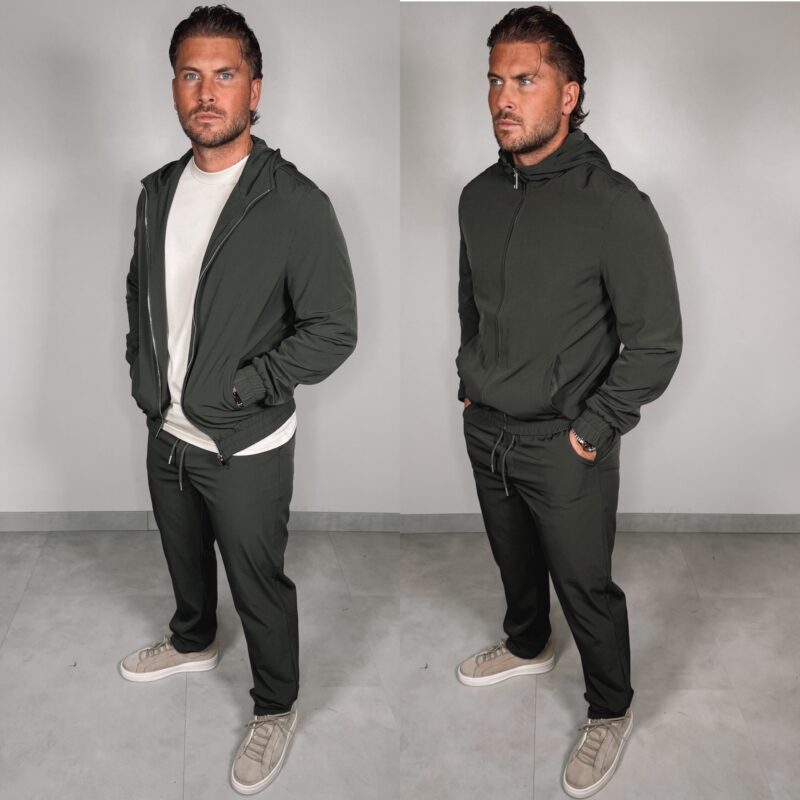 Hooded Tech suit - Khaki