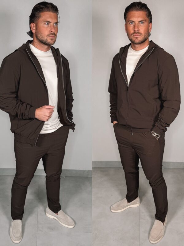 Manilo Hoody Tech suit - Choco