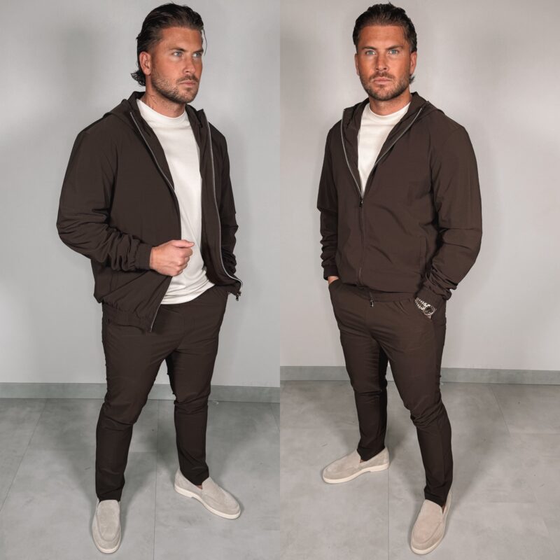 Manilo Hoody Tech suit - Choco