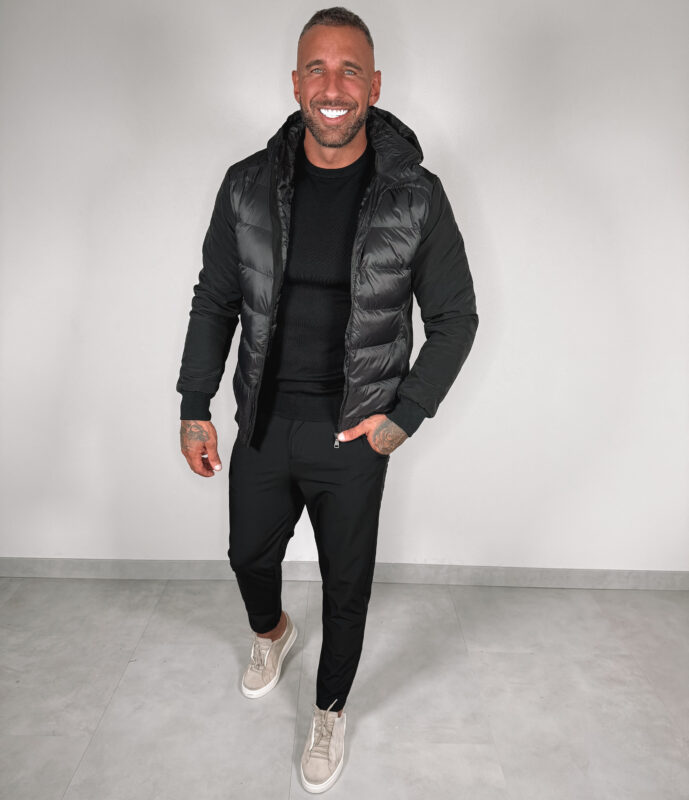 Padded Body Jacket - Black