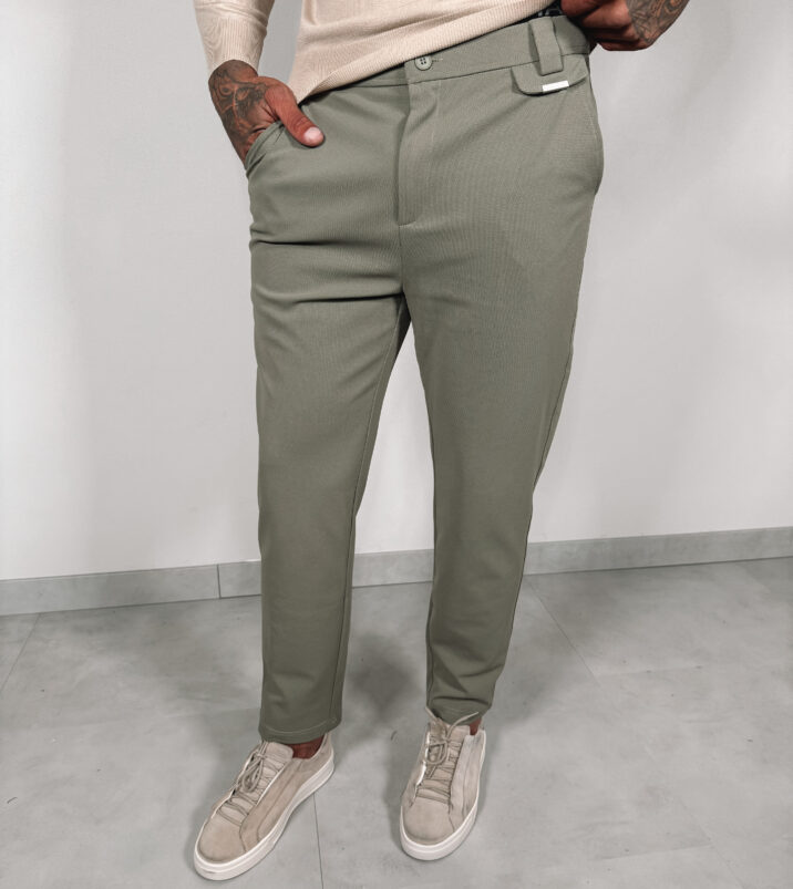 Stretch Pantalon - khaki
