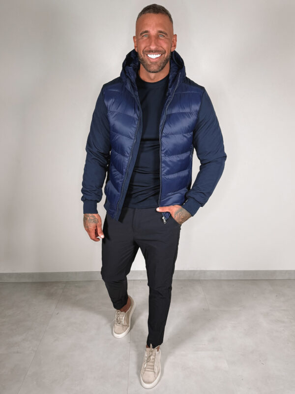 Padded Body Jacket - Navy