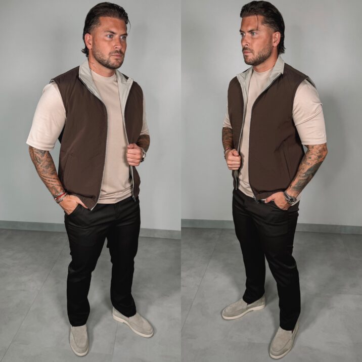 Reversible Bodywarmer - Brown