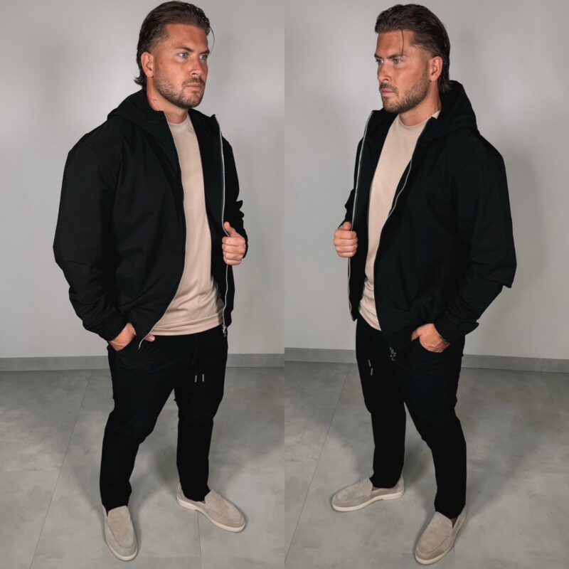 Manilo Hoody Tech suit - Black