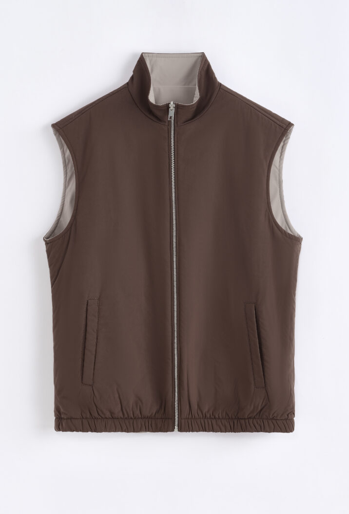 Reversible Bodywarmer - Brown
