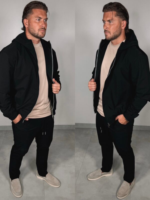 Manilo Hoody Tech suit - Black