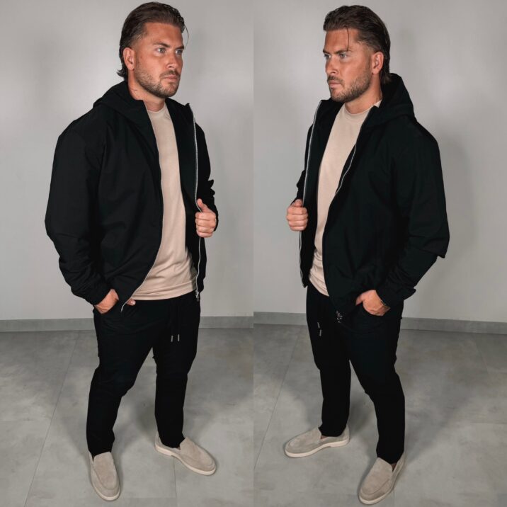 Manilo Hoody Tech suit - Black