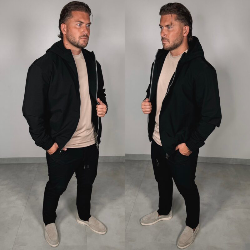Manilo Hoody Tech suit - Black