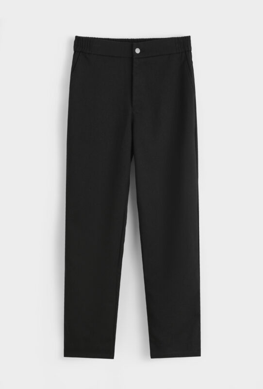 Elastische Zipper Suit - Black