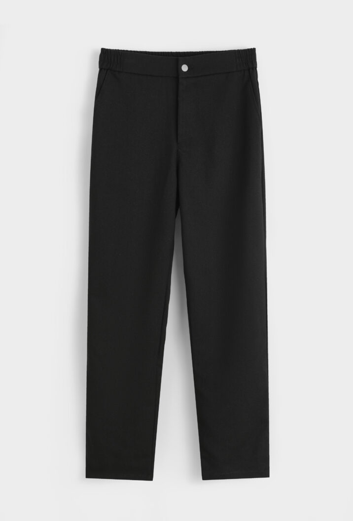 Elastische Zipper Suit - Black