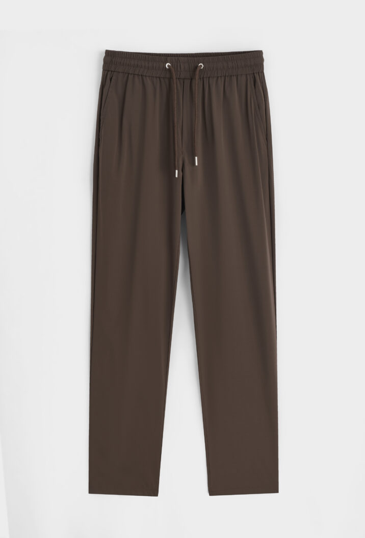 Elastische Tracksuit - Choco