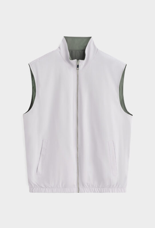 The New Reversible Bodywarmer - Khaki/Beige