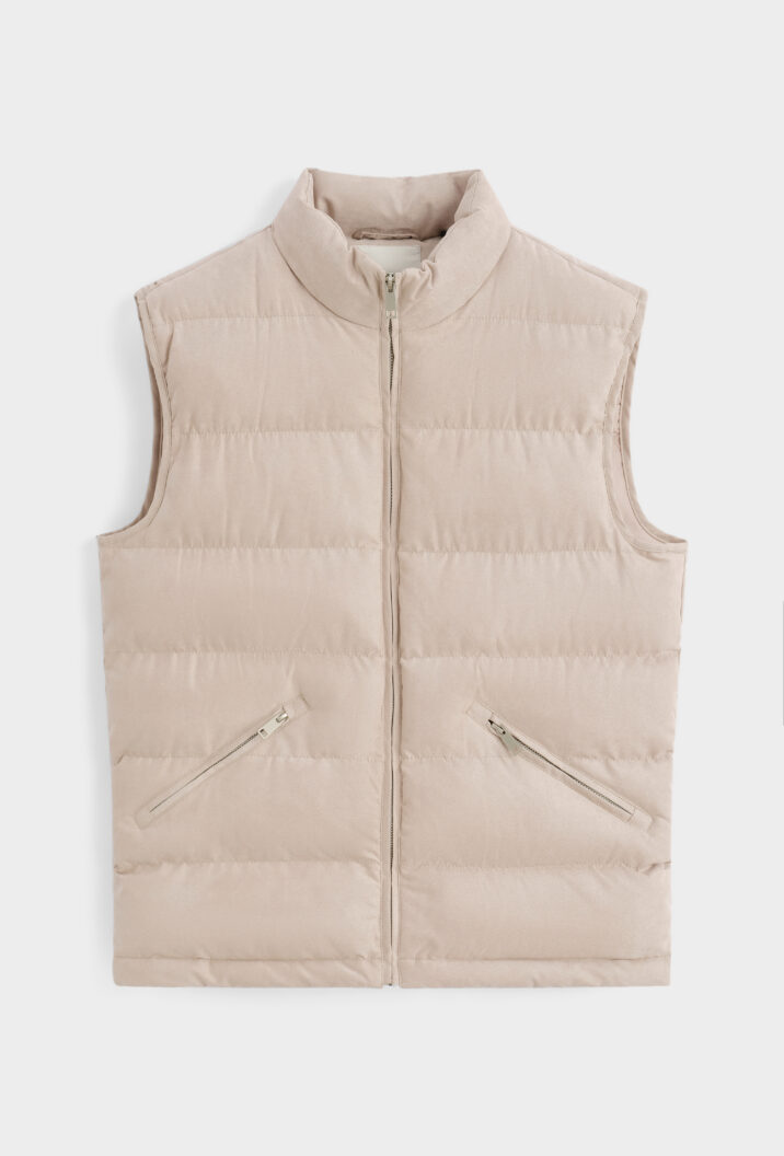 Manilo Suede Bodywarmer - Beige