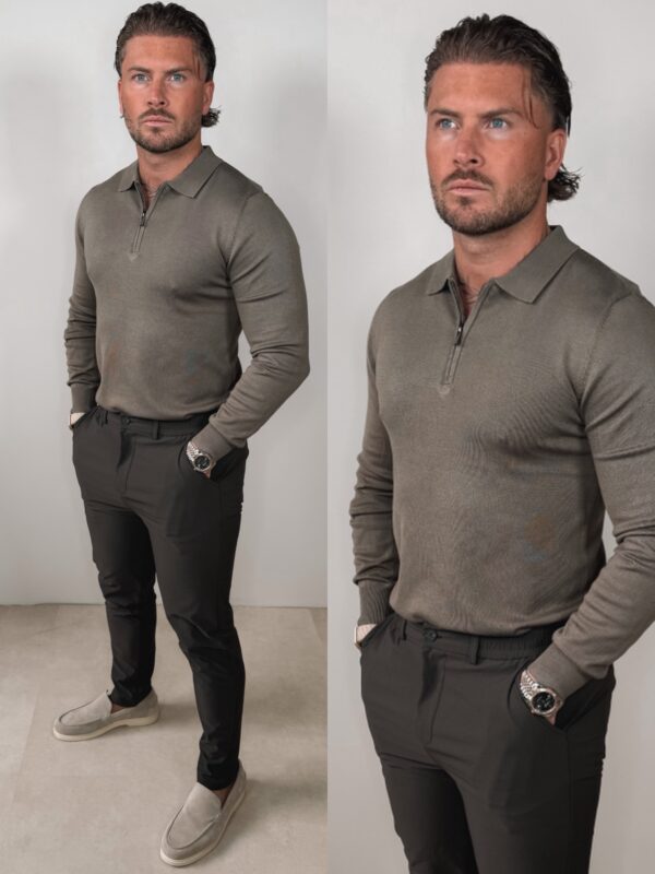 IMG_3142 The New Zipper Longsleeve - Khaki