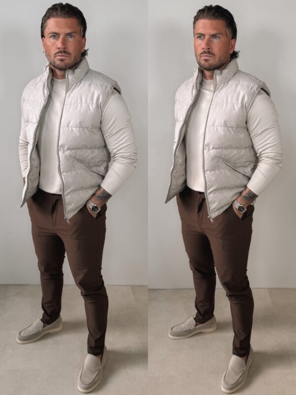 IMG_3144 Manilo Suede Bodywarmer - Beige