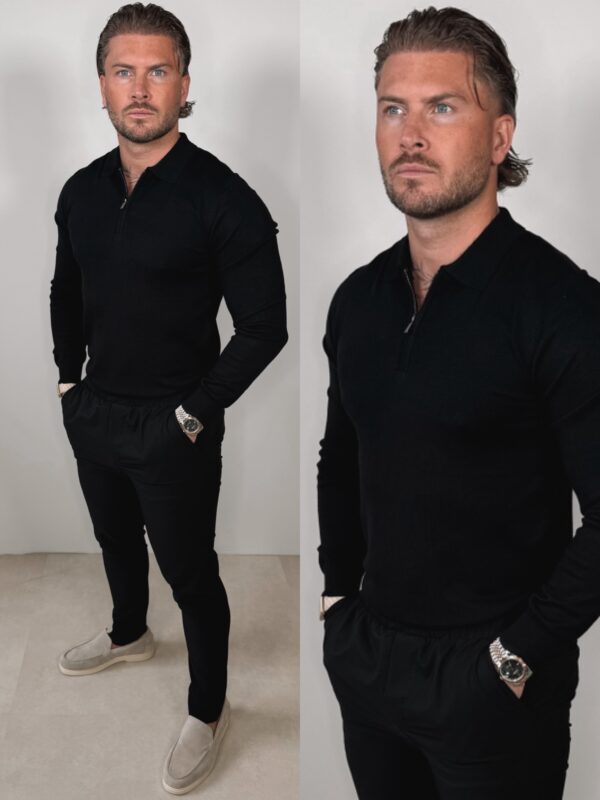 IMG_3156 The New Zipper Longsleeve - Black