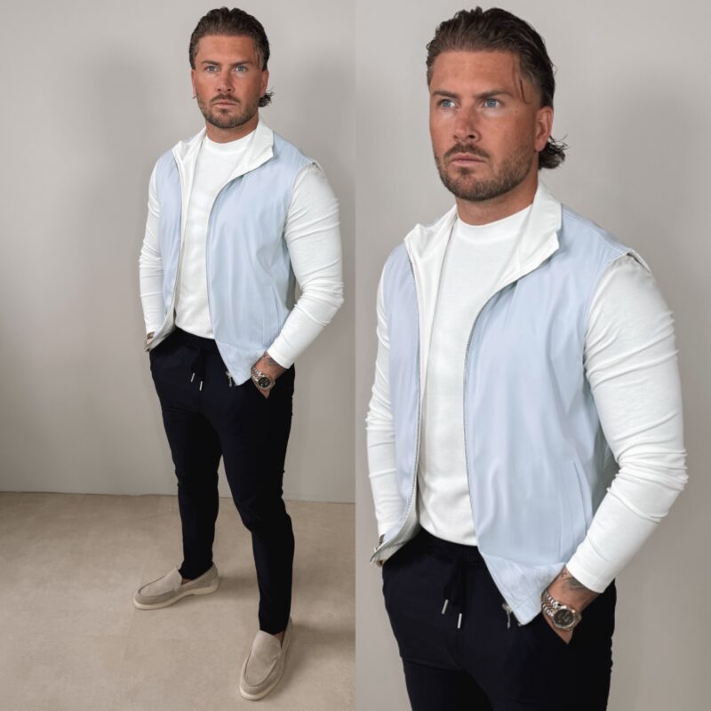 The New Reversible Bodywarmer - Lightblue