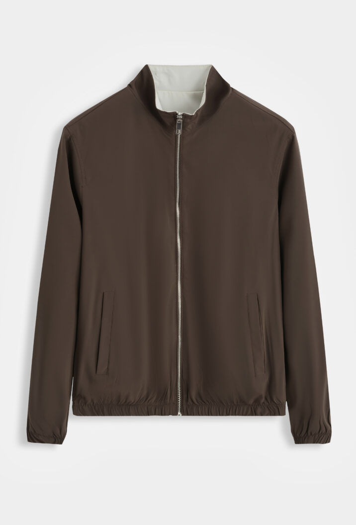 The New Reversible jacket - Choco/Beige