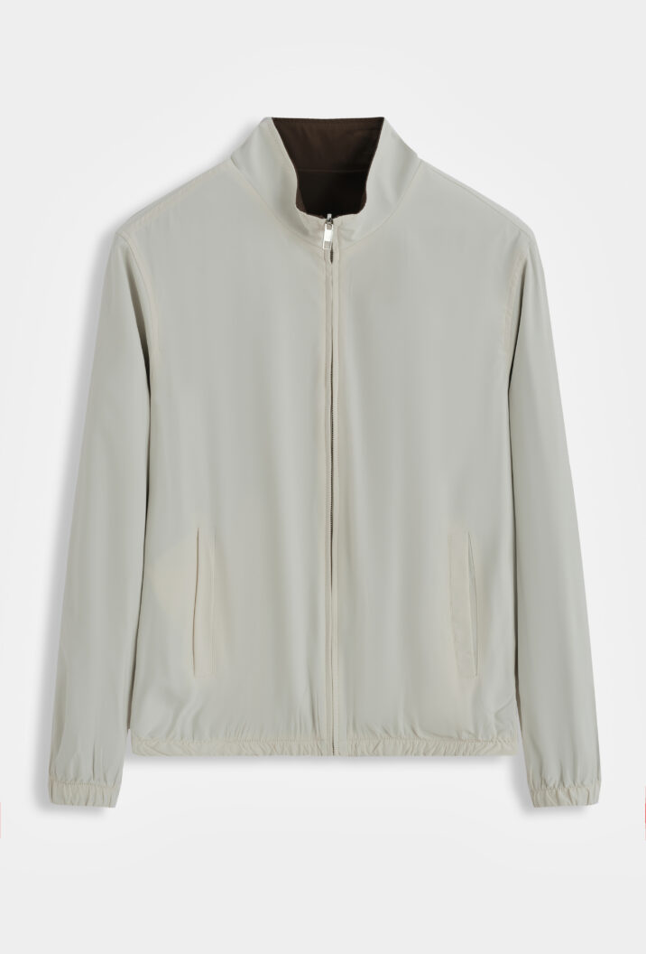 The New Reversible jacket - Choco/Beige