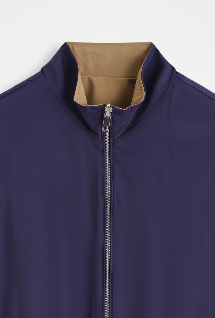 The New Reversible jacket - Navy/Camel