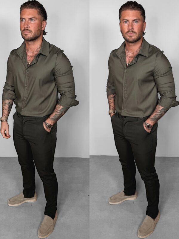 IMG_7116 Manilo Glans Blouse - Khaki