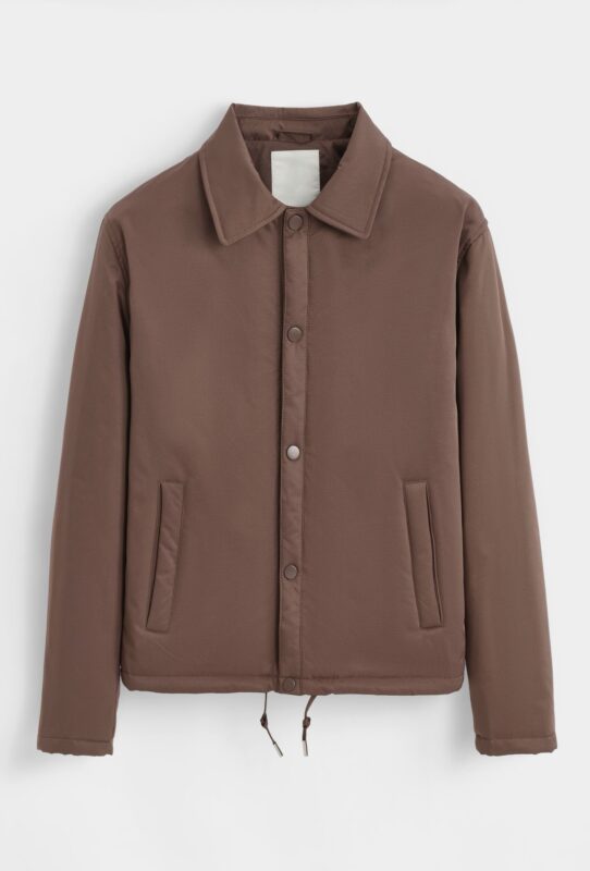 Shine Puffer Jacket - Choco