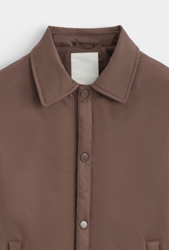 Shine Puffer Jacket - Choco