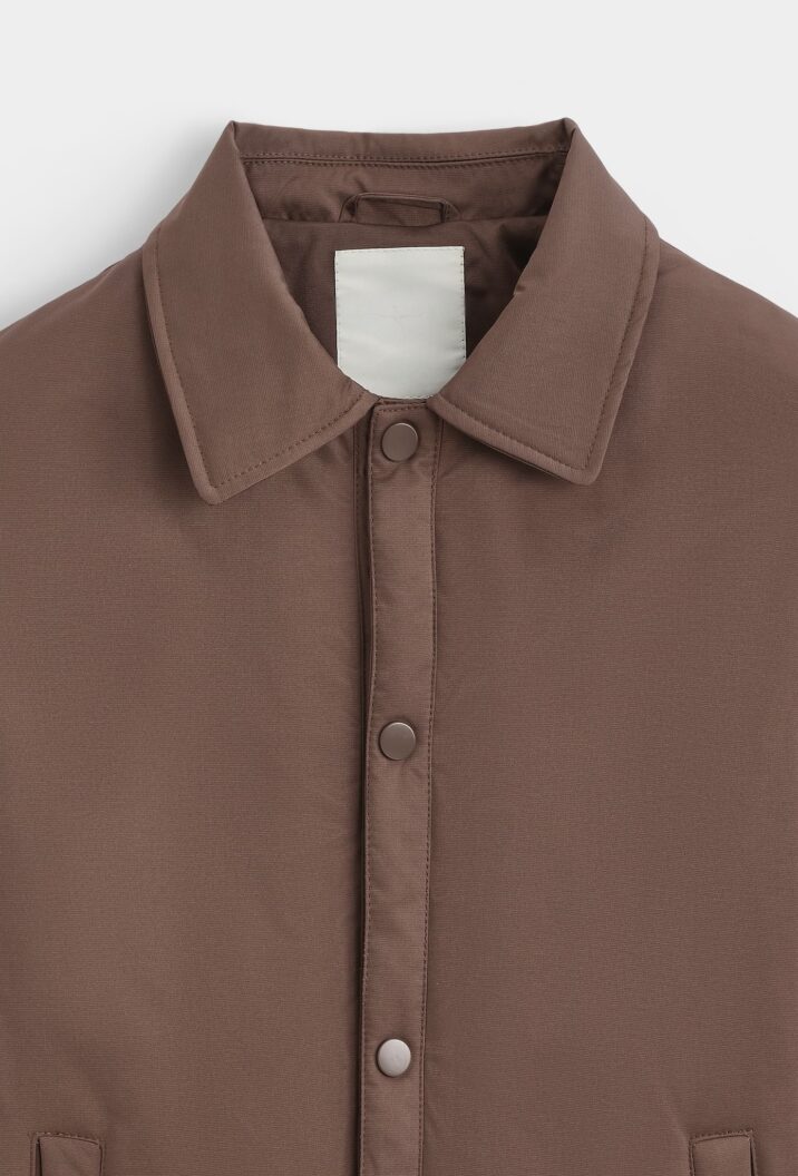 Shine Puffer Jacket - Choco