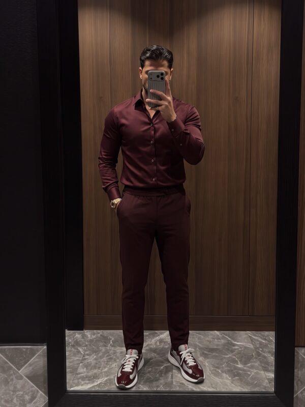 Facetune_27-10-2026-10-21-14 2 Premium Manilo Double Mercerized Blouse - Burgundy