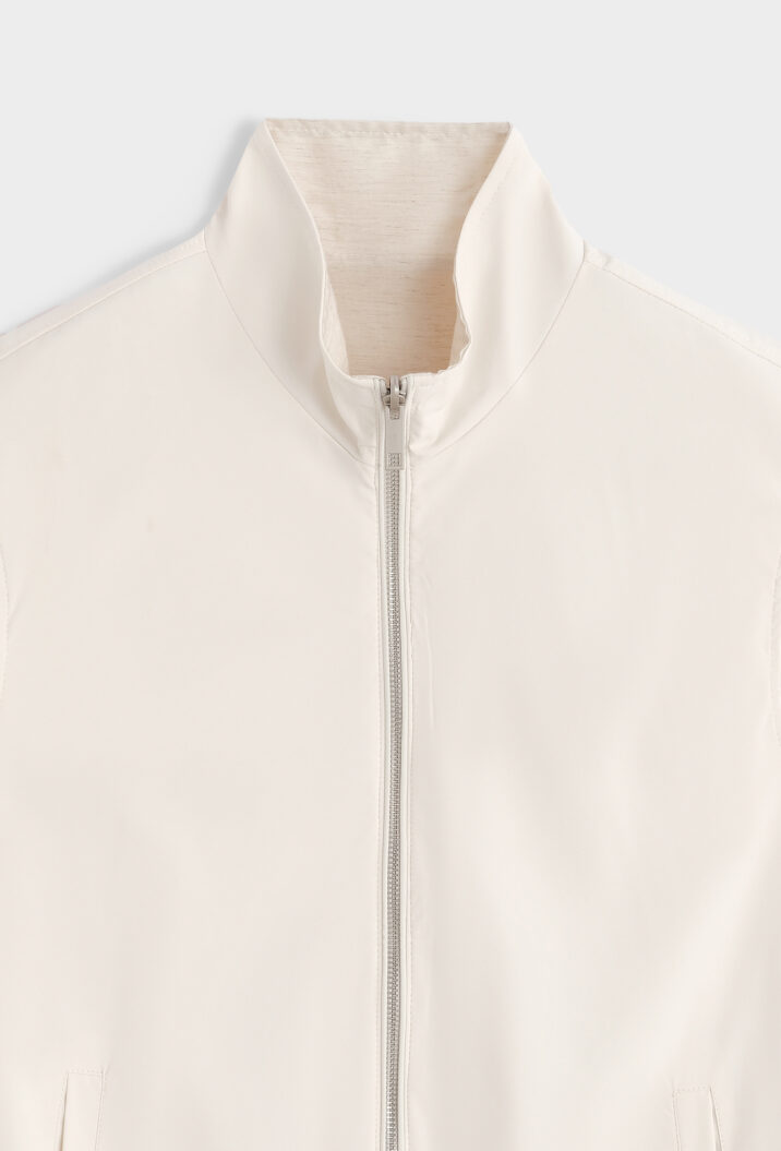 Linnen Reversible Bodywarmer - Beige