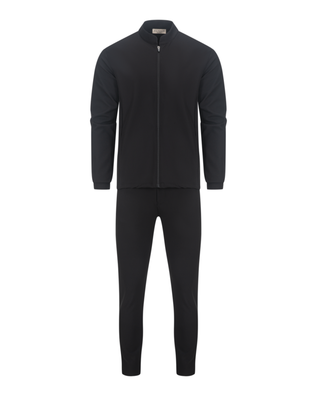 Classic Premium Manilo Tech Suit - Black