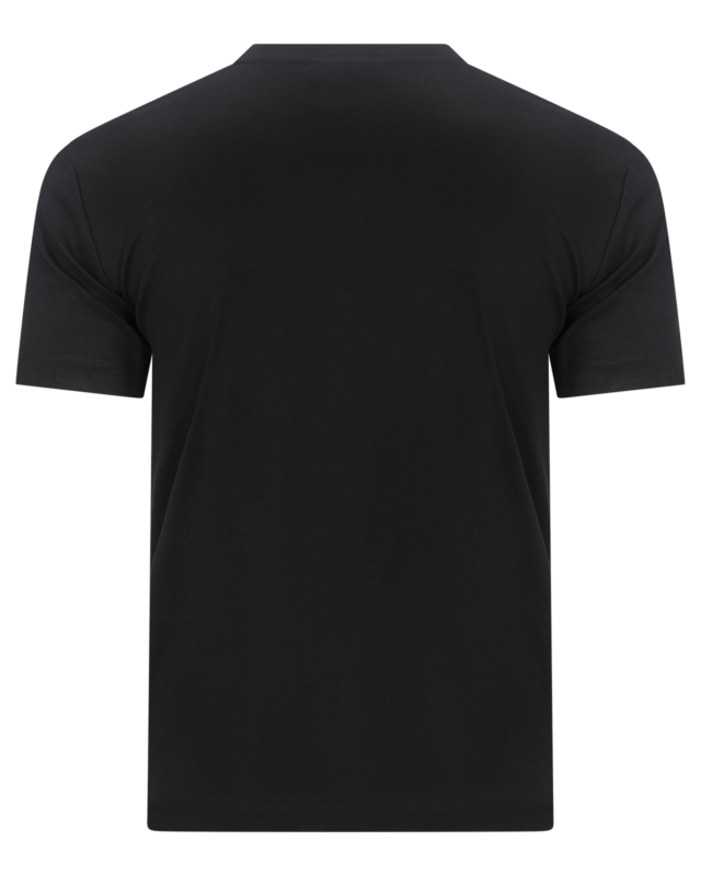 Double Mercerized Glans T-shirt - Black