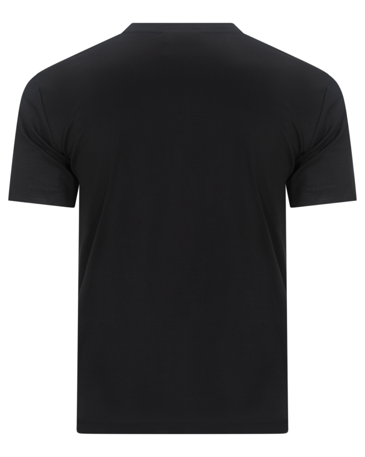 Double Mercerized Glans T-shirt - Black