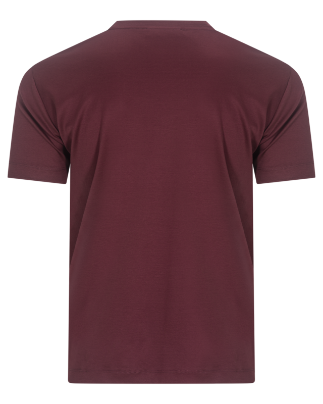 Double Mercerized Glans T-shirt - Burgundy
