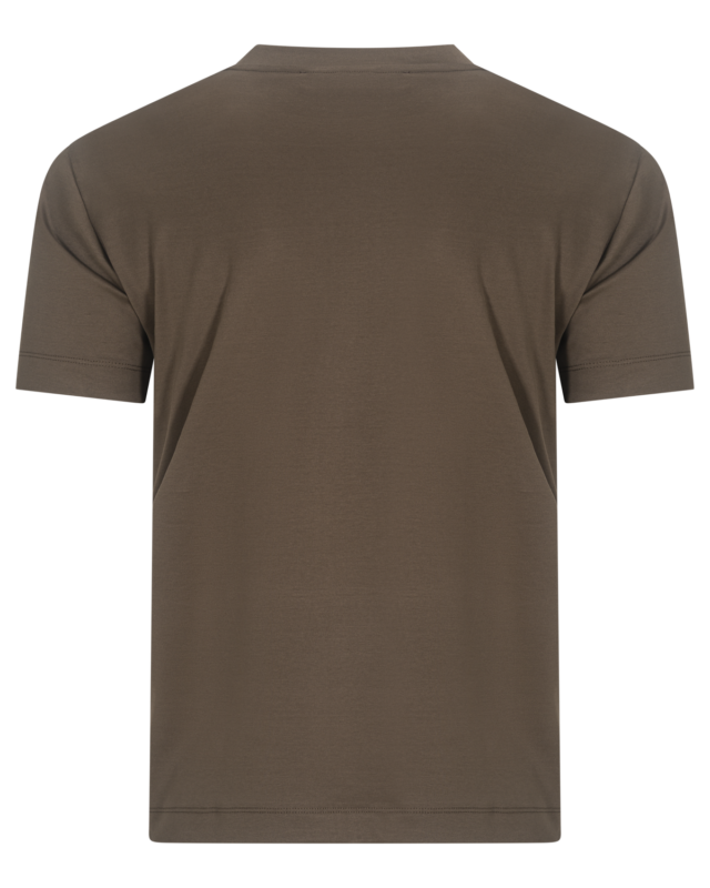 Double Mercerized Glans T-shirt - Coffee