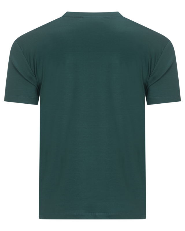 Double Mercerized Glans T-shirt - Petrol